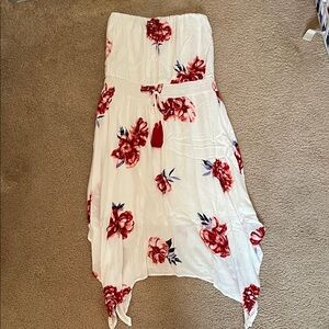 Xhilaration White Strapless Dress